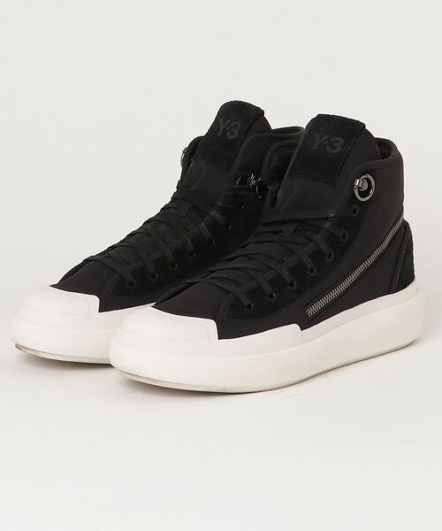 Y-3 「Y-3」 ハイカットスニーカー 26.5cm ブラック メンズ : ZOZOTOWN