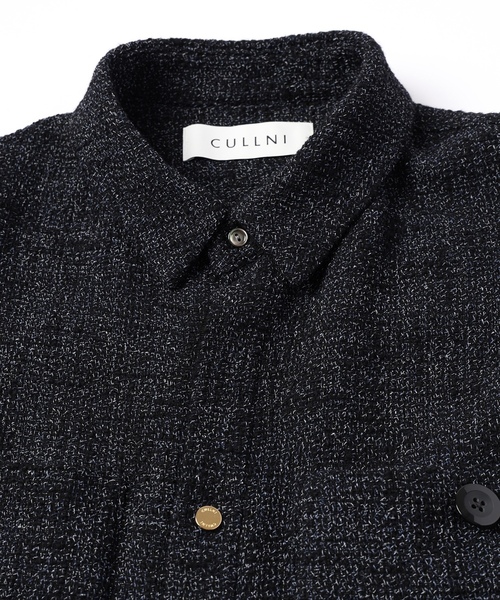 CULLNI ブラック長袖シャツ CULLNI（クルニ） 長袖シャツ 1 ブラック メンズ : ZOZOTOWN Yahoo!店