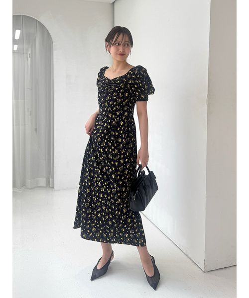 ワンピース 「販路限定サイズあり」Sustainableフルーツプリントワンピースの画像