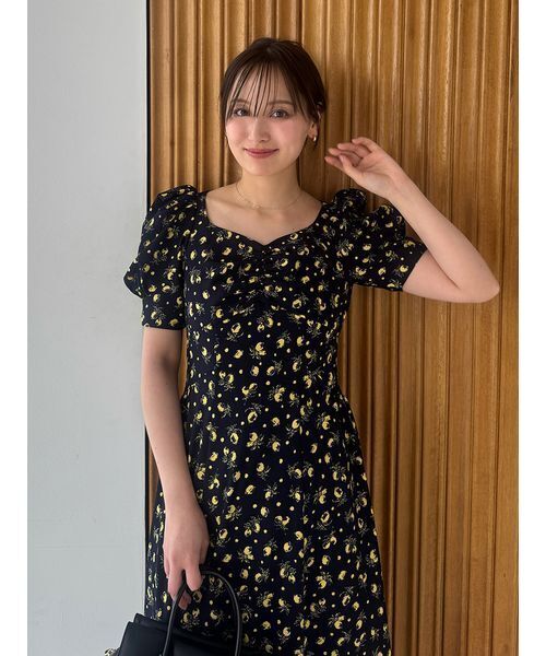 ワンピース 「販路限定サイズあり」Sustainableフルーツプリントワンピースの画像