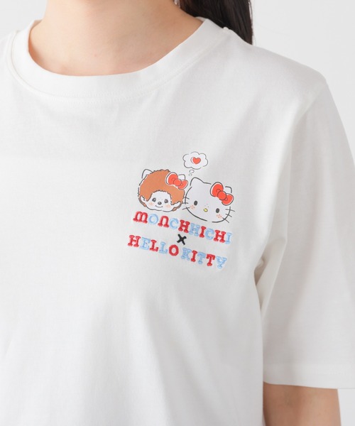 Honeys（ハニーズ） tシャツ 半袖 モンチッチ×サンリオキャラクターズ