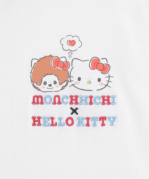 Honeys（ハニーズ） tシャツ 半袖 モンチッチ×サンリオキャラクターズ