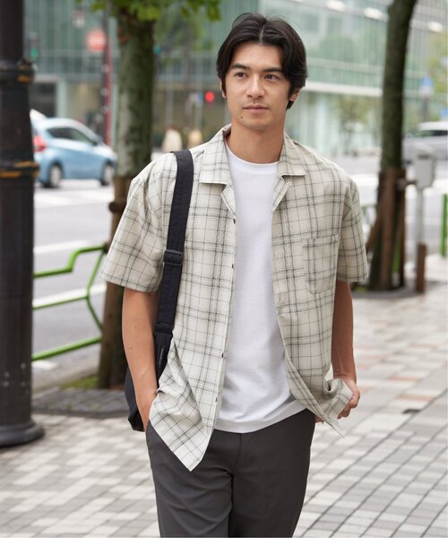 ikka（イッカ） シャツ 「MonoMax × 小泉孝太郎」Reflax(R)冷感UV