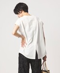 tシャツ 半袖 バックスリット プルオーバー ...の詳細画像2