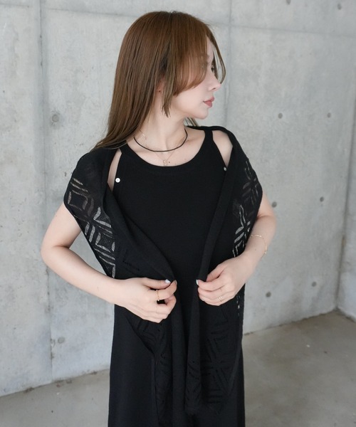 ワンピース multi way shawl set american sleeve dress /マルチウェイ