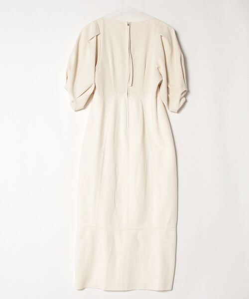 「styling/」 7分袖ワンピース 0 ベージュ レディース_画像2