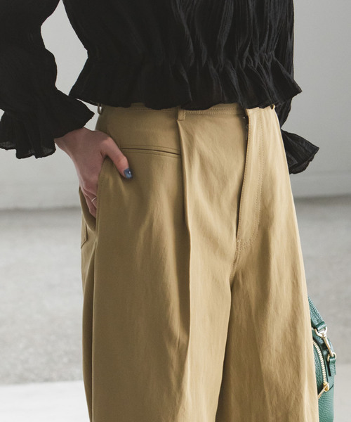 「NOBLE」 チノパンツ 38 ベージュ レディース_画像4