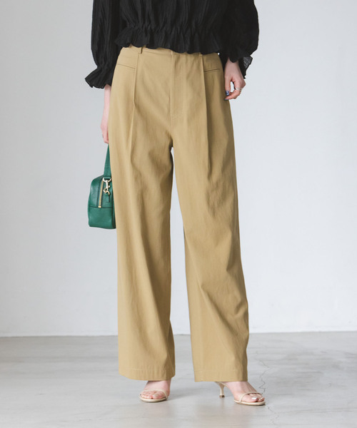 「NOBLE」 チノパンツ 38 ベージュ レディース_画像6