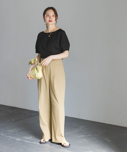 「NOBLE」 チノパンツ 38 ベージュ レディース_画像9