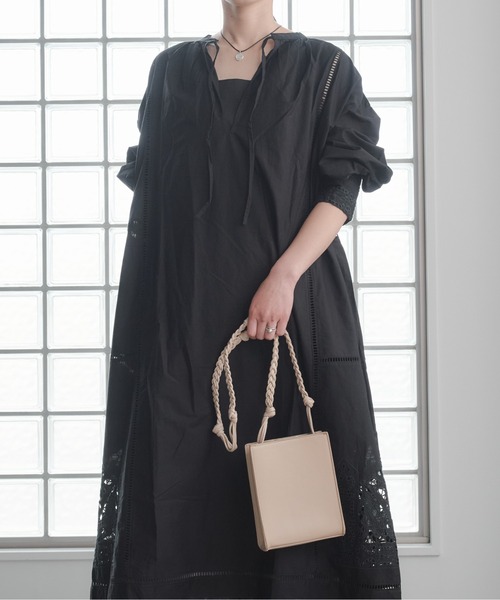 Pqran（クラン） ワンピース カットワーク刺繍カフタンワンピース