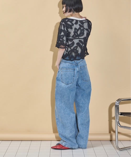 「THE YOn」 フラットサンダル 39 シルバー レディース_画像9