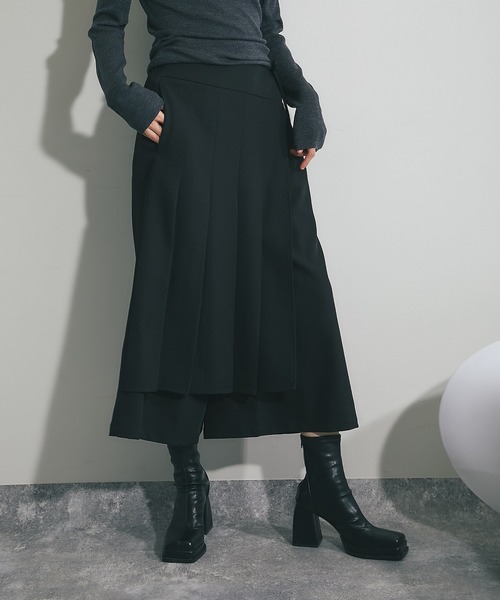 「SMILE ORCHID」 クロップドパンツ S ブラック レディース_画像3
