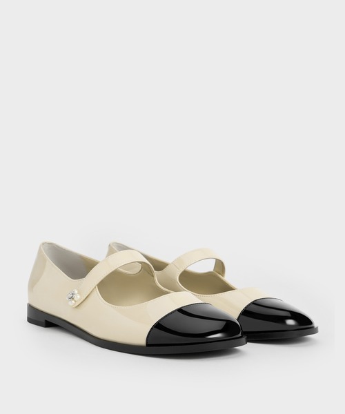 「CHARLES & KEITH」 シューズ 22.5cm ブラック系その他6 レディース_画像3