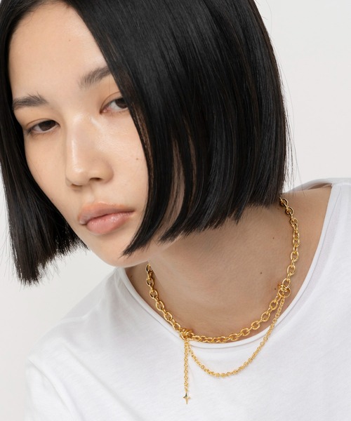 「LAPUIS」 チョーカー FREE シルバー レディース_画像7