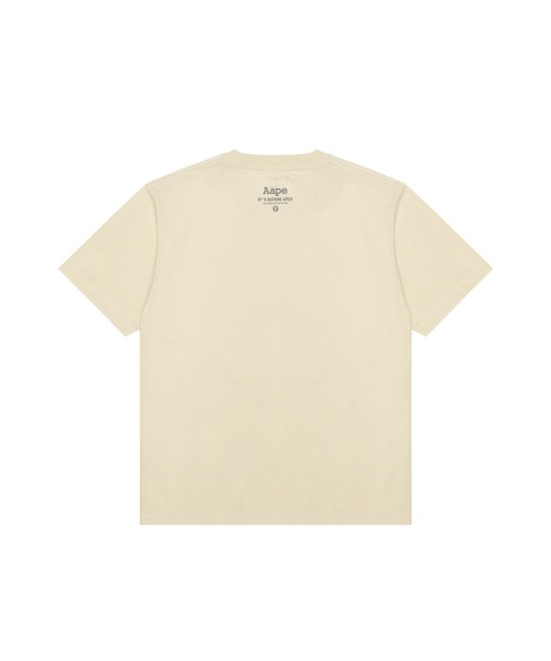 「AAPE BY A BATHING APE」 半袖Tシャツ SMALL アイボリー レディース_画像4
