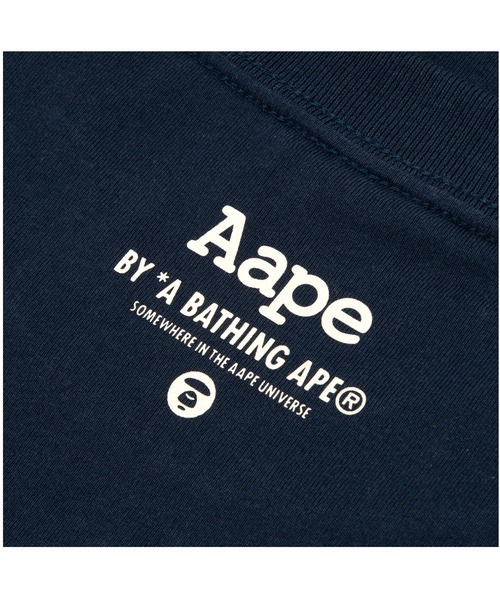 「AAPE BY A BATHING APE」 半袖Tシャツ SMALL アイボリー レディース_画像9
