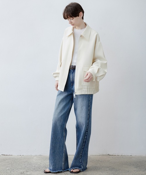 「tageechita」 デニムパンツ L インディゴブルー レディース_画像9
