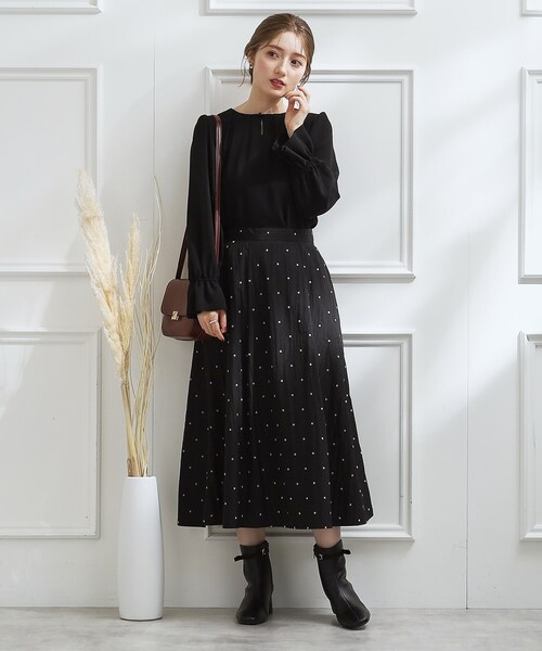 「couture brooch」 長袖ブラウス 38 ブラック レディース_画像5