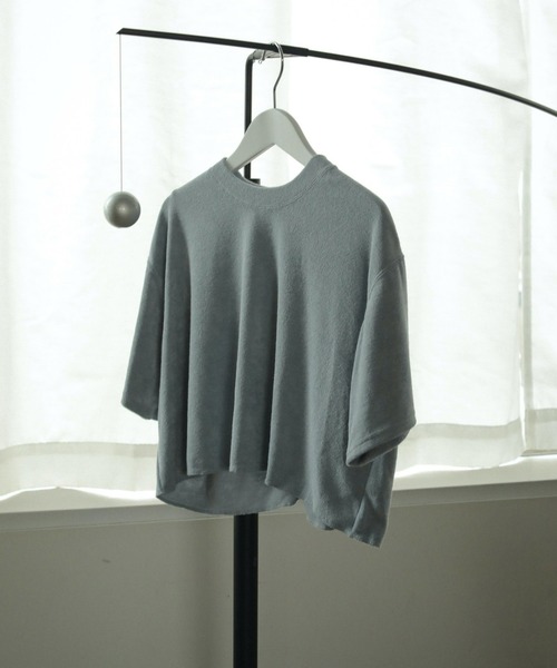 「anuke」 半袖Tシャツ FREE ブラック レディース_画像9