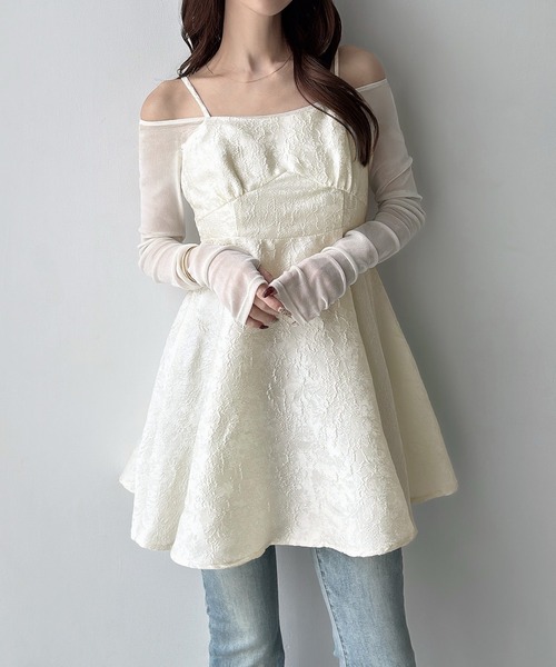 「Meiru」 キャミソールブラウス SMALL ブルー レディース_画像8