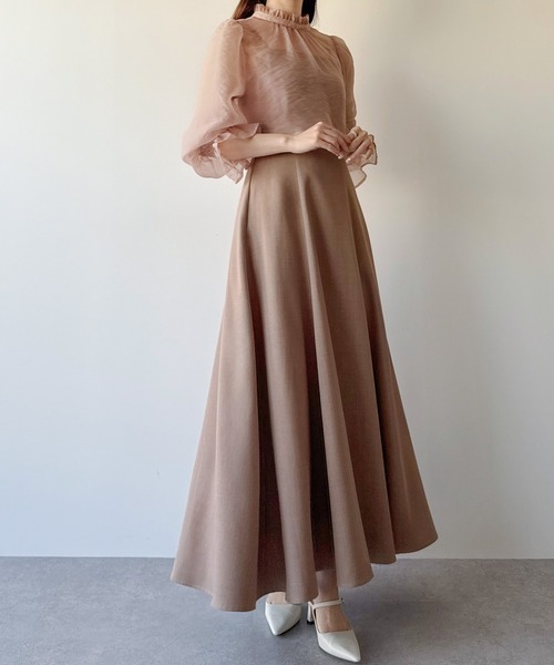 「mipiarl」 コンビワンピース LARGE ライトブルー レディース_画像3