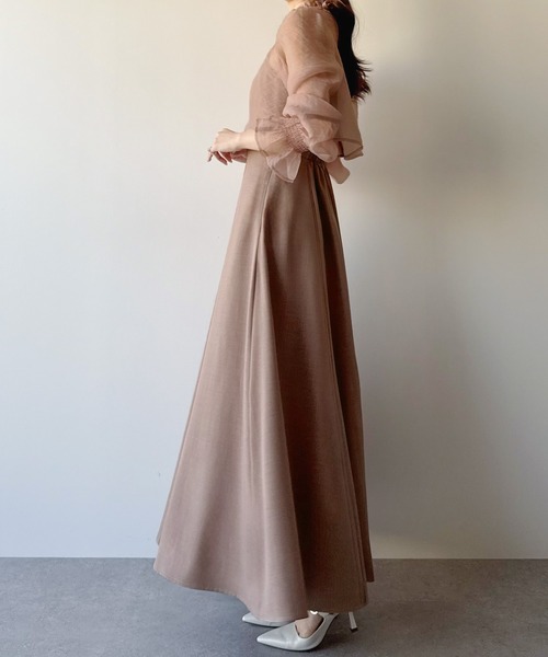 「mipiarl」 コンビワンピース LARGE ライトブルー レディース_画像4