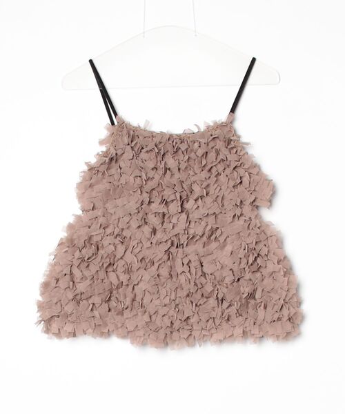 anuke（アンヌーク） キャミソール Tulle Fringe Camisole 62620528