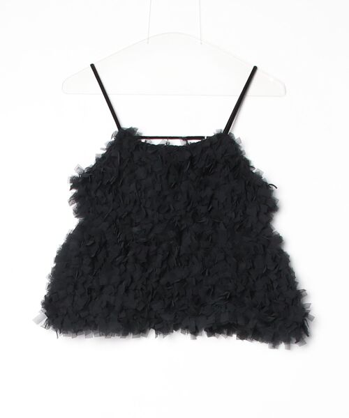 anuke（アンヌーク） キャミソール Tulle Fringe Camisole 62620528