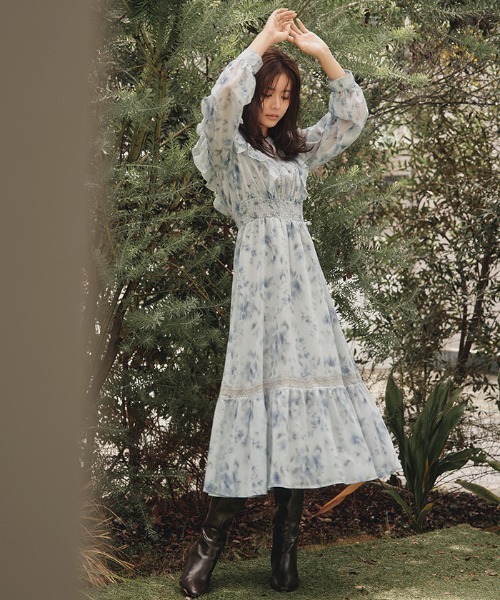 ワンピース レース切り替えフラワーワンピース | JILL by JILL STUART | 06