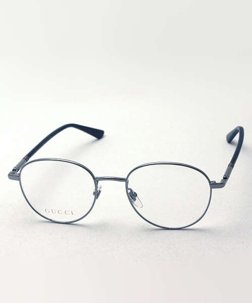 伊達メガネ メガネ 眼鏡 「GUCCI/グッチ」ラウンド メガネ GG0392O 001 メンズ レディースの画像