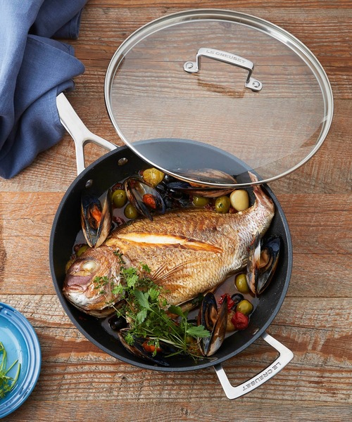Le Creuset（ル・クルーゼ） キッチン TNS ディープ・フライパン w/HH