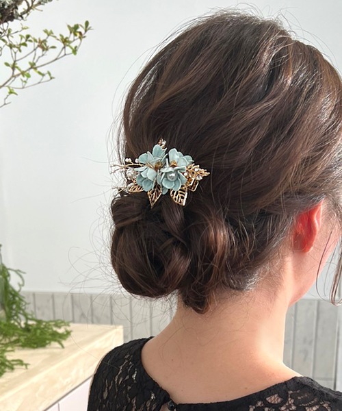 CEMO NEMO ヘアクリップ カラフル フラワーブーケ : ZOZOTOWN