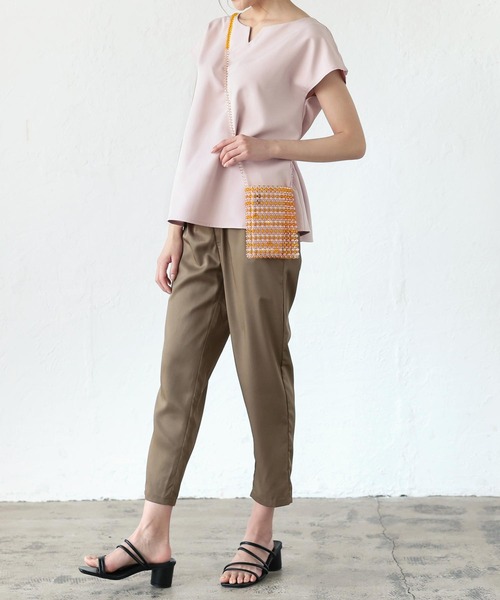 【新品未使用】BODEビーズクロシェバッグ GeeRA（ジーラ） トートバッグ バッグ ビーズトート レディース