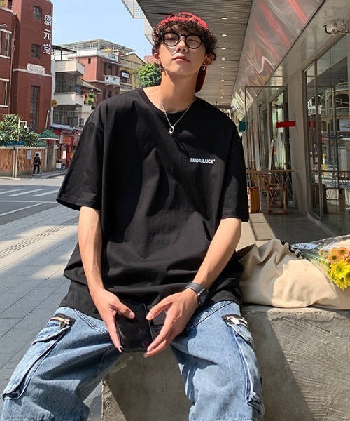 tシャツ メタリックロゴBIG T レディース メンズ セール】メタリックロゴBIG T（Tシャツ/カットソー）｜JUST A