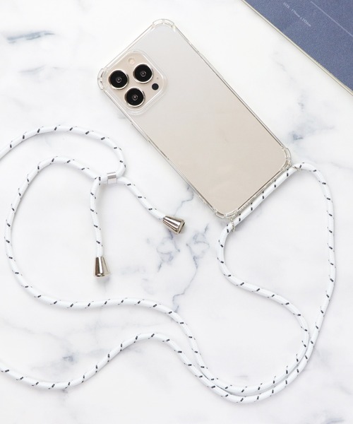 relac（レーラック） スマホケース パラコード付き クリア iPhone