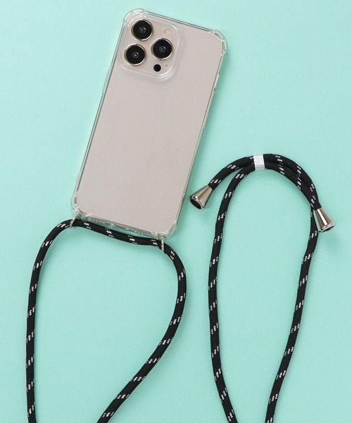 relac（レーラック） スマホケース パラコード付き クリア iPhone