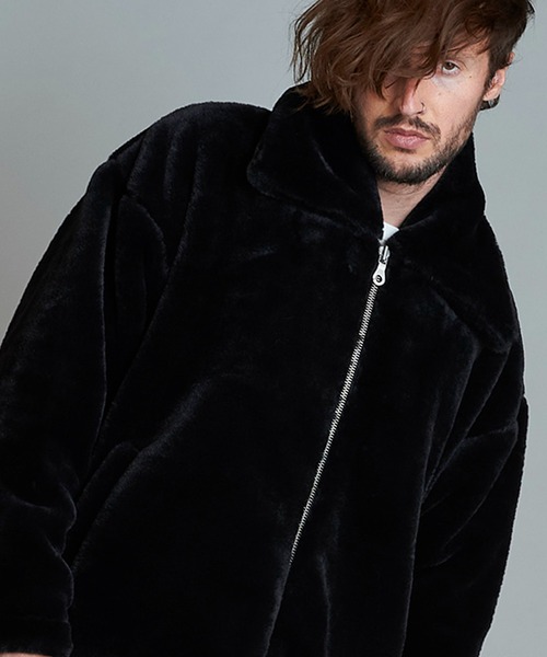NO ID.（ノーアイディー） コート ジャケット 「NO ID.」Fake Fur Big