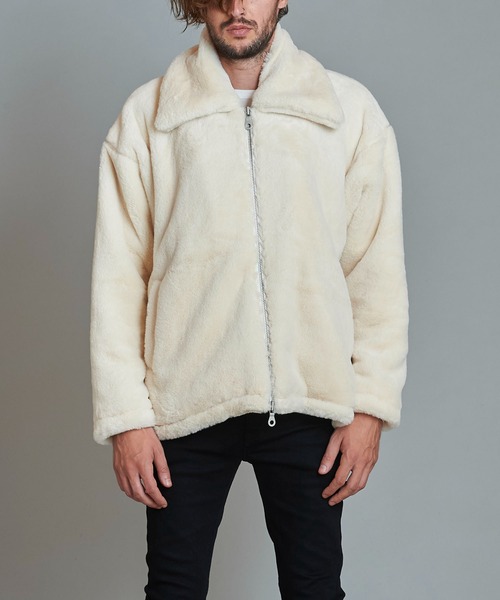 NO ID.（ノーアイディー） コート ジャケット 「NO ID.」Fake Fur Big