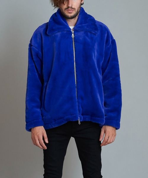 ノーアイディー　フェイクファーコート　フリー NO ID.（ノーアイディー） コート ジャケット 「NO ID.」Fake Fur Big