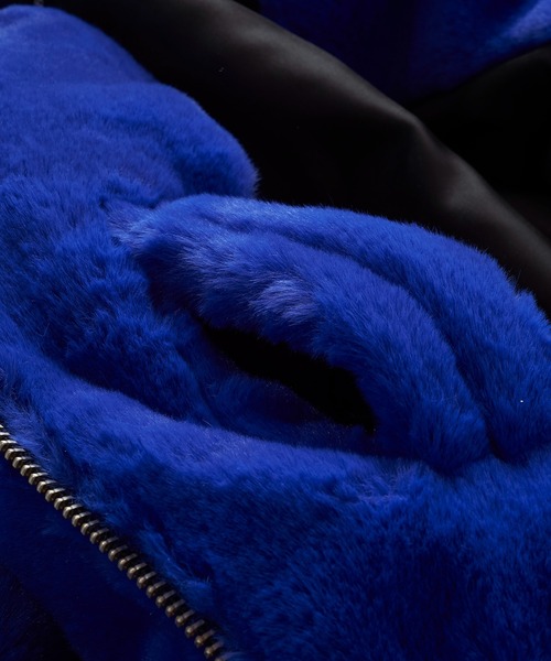 NO ID.（ノーアイディー） コート ジャケット 「NO ID.」Fake Fur Big