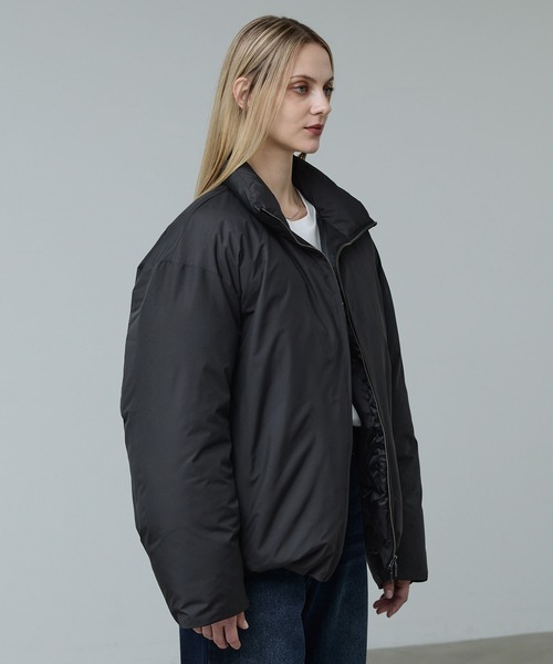 美品 Callaway ブラック 中綿 2way ジャケット 軽量 ダブルジップ CALLNE ダウンジャケット ダウン 「CALLNE」Double Zip padded Jacket