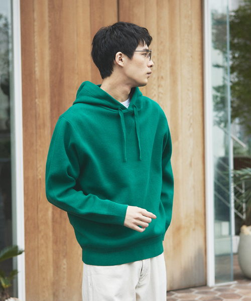 アバハウス（ABAHOUSE）/【ニットジャガード】スウェット パーカー ABAHOUSE（アバハウス） パーカー 「ニットジャガード」スウェット