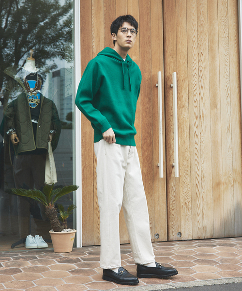 ABAHOUSE（アバハウス） パーカー 「ニットジャガード」スウェット