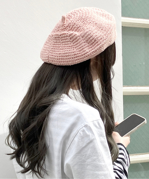 帽子 ベレー帽 クロシェ編み レディース : ZOZOTOWN Yahoo!店 - 通販