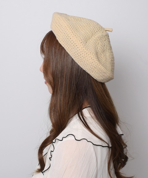 帽子 ベレー帽 クロシェ編み レディース : ZOZOTOWN Yahoo!店 - 通販