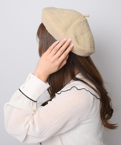 帽子 ベレー帽 クロシェ編み レディース : ZOZOTOWN Yahoo!店 - 通販