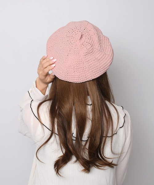 帽子 ベレー帽 クロシェ編み レディース : ZOZOTOWN Yahoo!店 - 通販