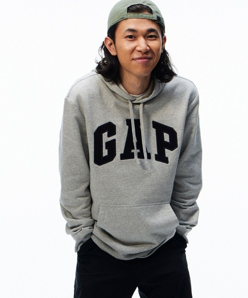 GAPギャップ　アーチロゴフルジップスウェットパーカー　XLビッグロゴ　未使用品 GAP パーカー GAPアーチロゴ パーカー(ユニセックス) メンズ