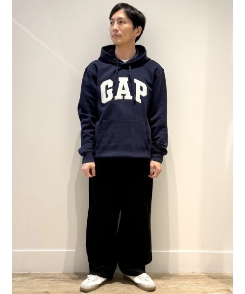 GAP x スチャダラパー アーチロゴ パーカー グレー フーディー SDP Gap公式オンラインストア | Gap×SDP アーチロゴ フーディー