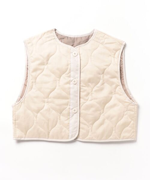 wee9s（ウィークス） ベスト ジレ quilting vest / キルティングベスト